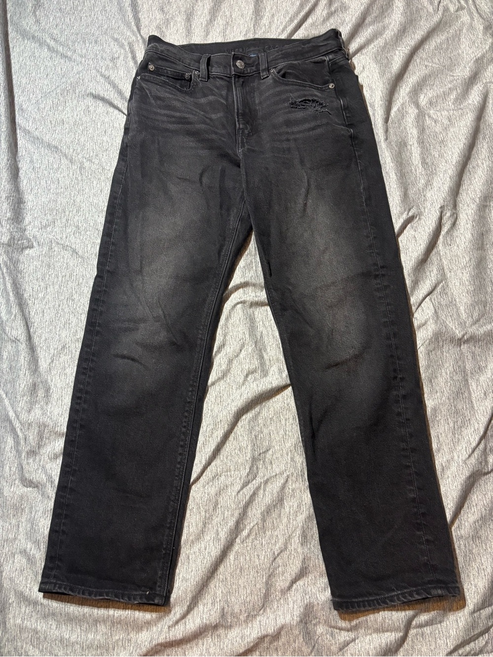 American Eagle Black Straight Jeans